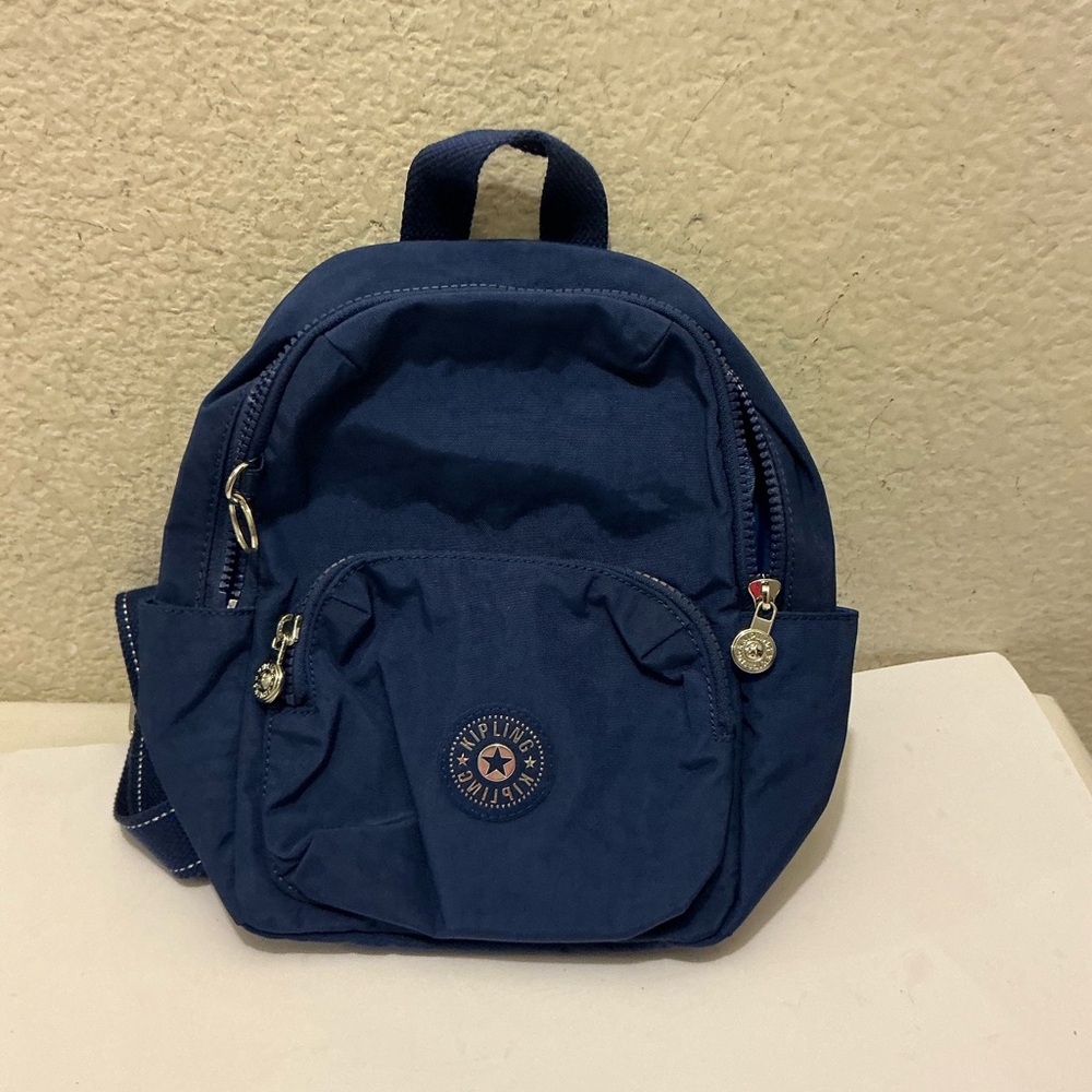 Kipling Navy Blue Backpack - Picture 2 of 7
